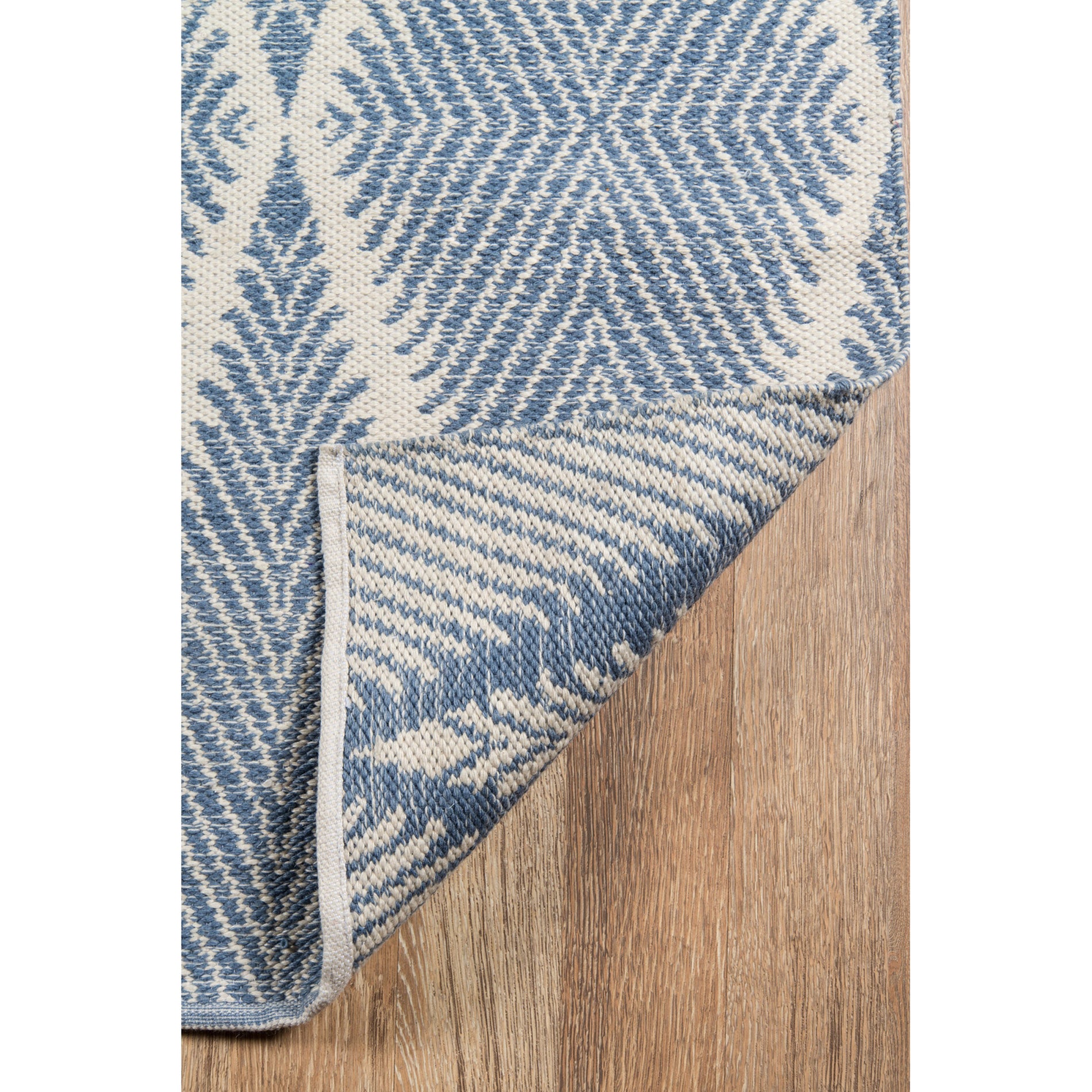 Erin Gates by Momeni River Beacon Denim Hand Woven Indoor Outdoor Area Rug