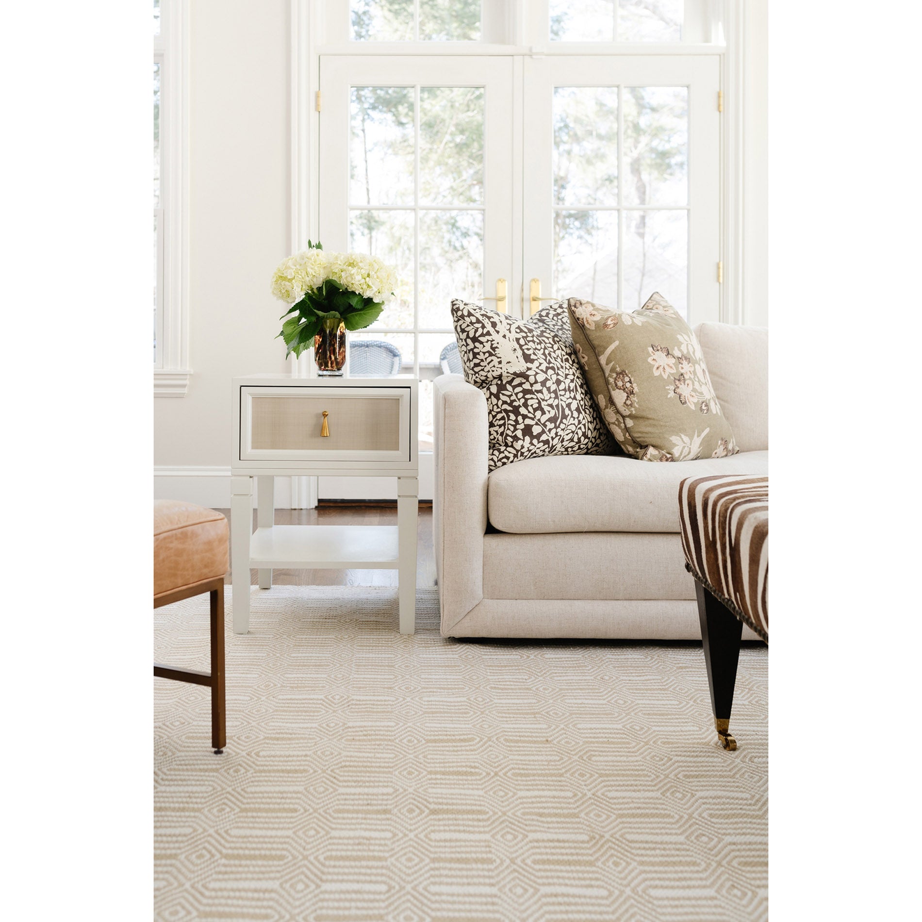 Erin Gates by Momeni River Holden Beige Hand Woven PET Indoor Outdoor Rug