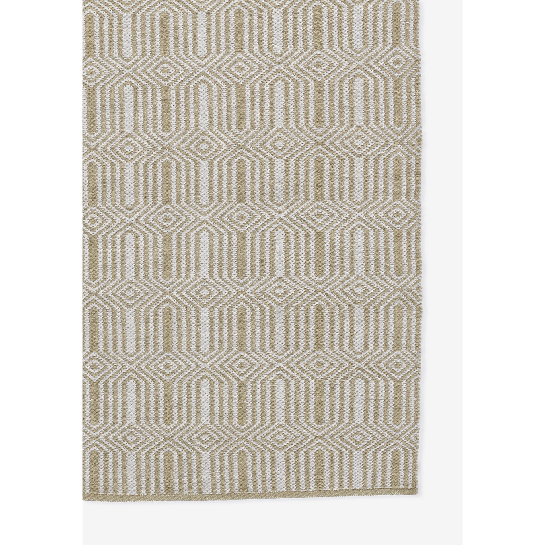 Erin Gates by Momeni River Holden Beige Hand Woven PET Indoor Outdoor Rug