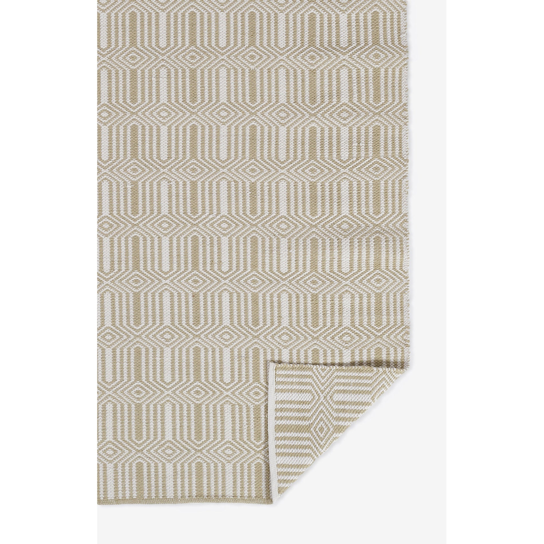 Erin Gates by Momeni River Holden Beige Hand Woven PET Indoor Outdoor Rug