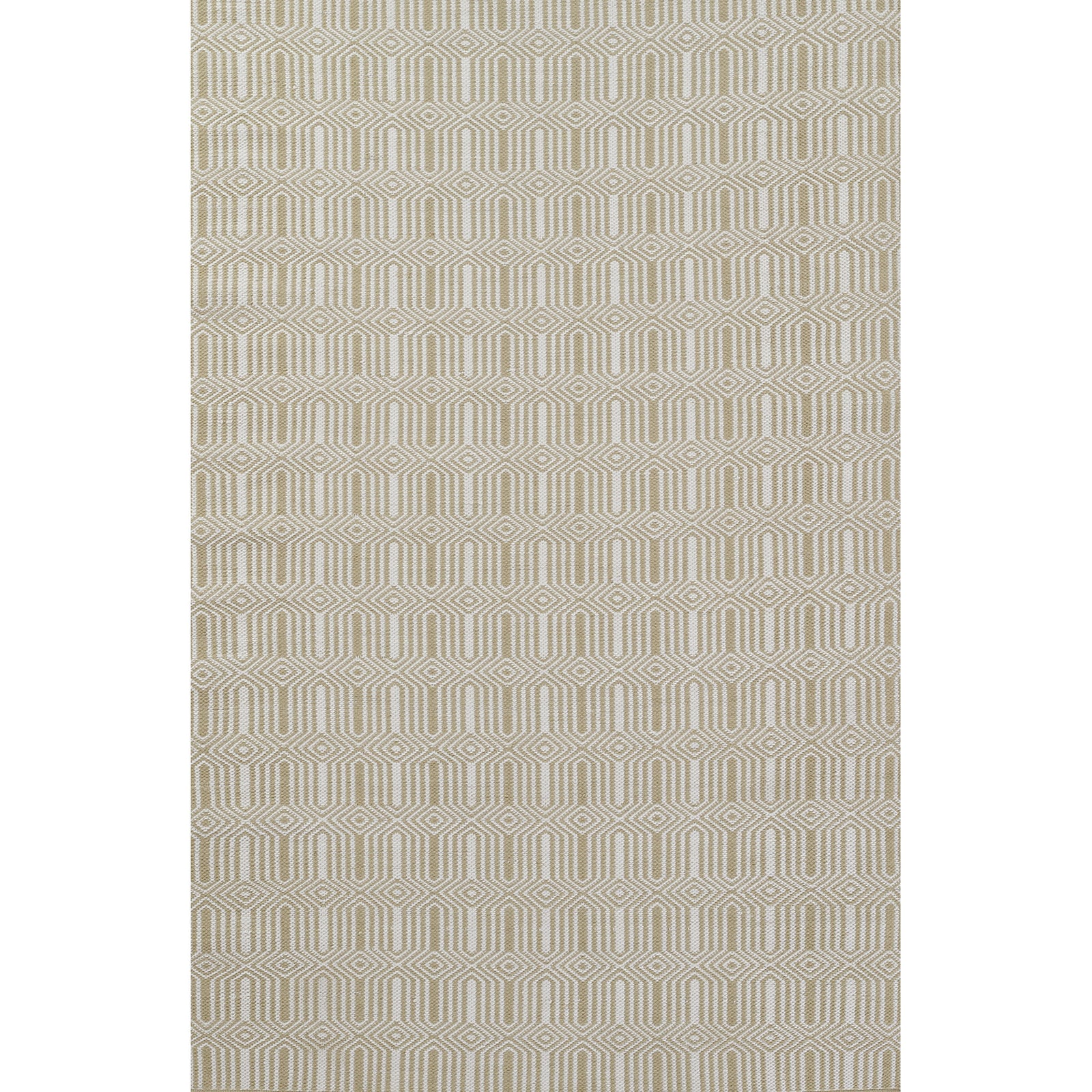 Erin Gates by Momeni River Holden Beige Hand Woven PET Indoor Outdoor Rug