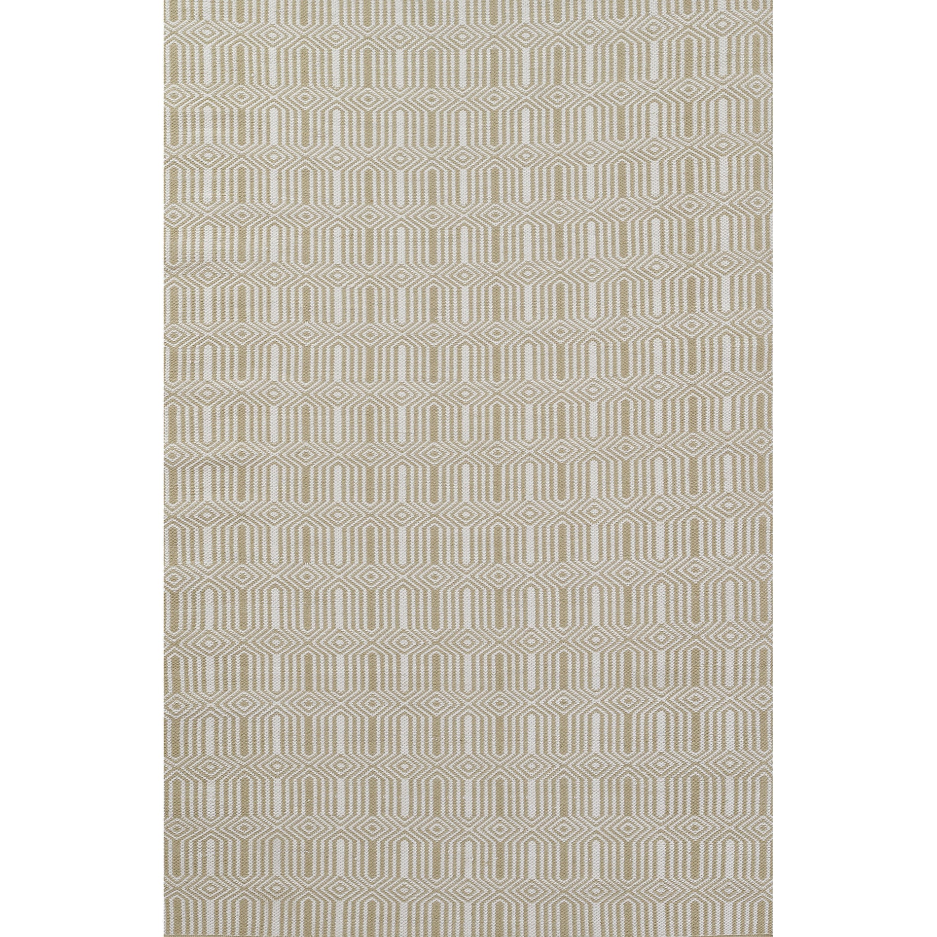 Erin Gates by Momeni River Holden Beige Hand Woven PET Indoor Outdoor Rug