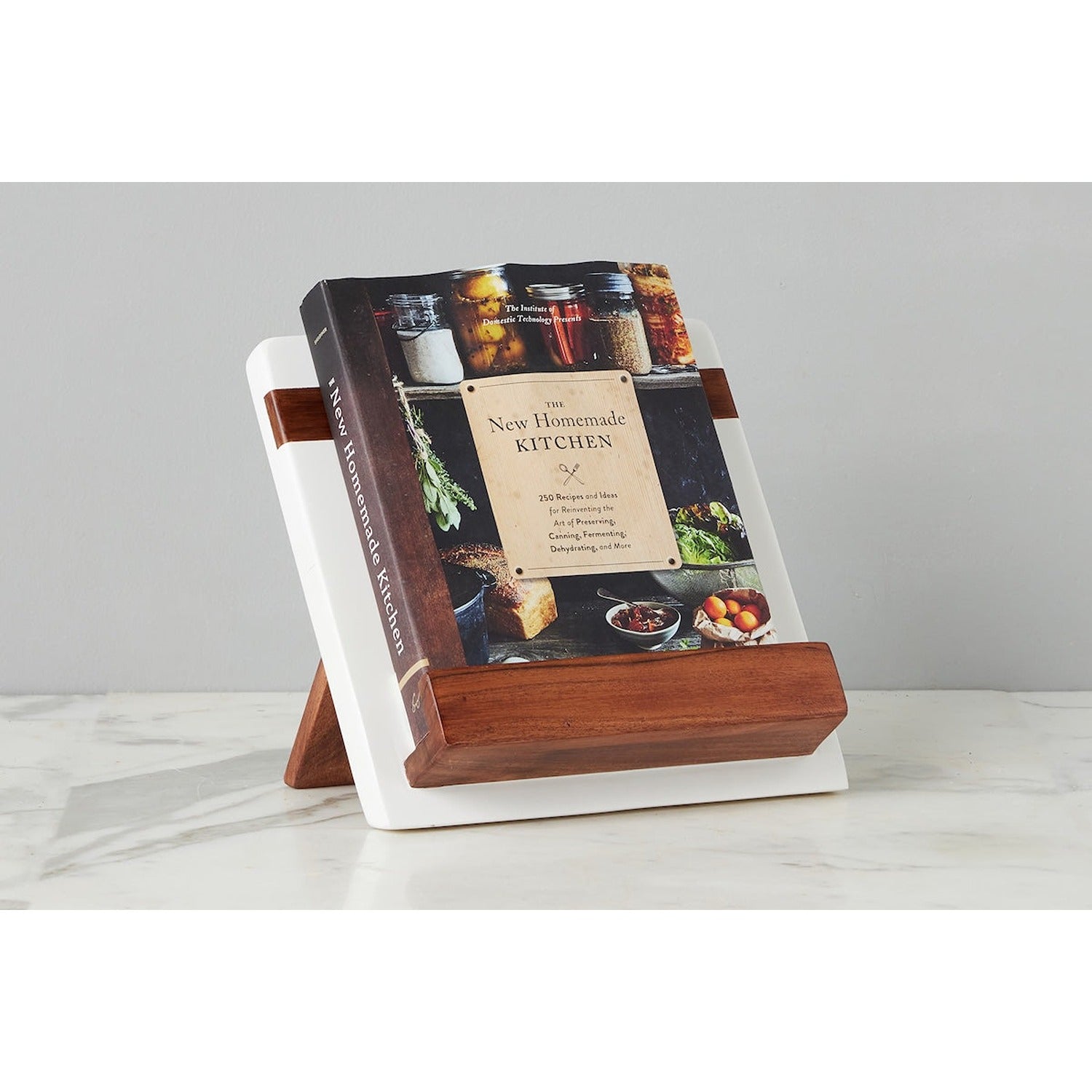 Modern iPad / Cookbook Holder, White