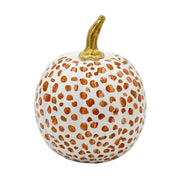 Rusty Red Dotted Pumpkin