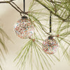 Rainbow Glitter Ornament Set of 6