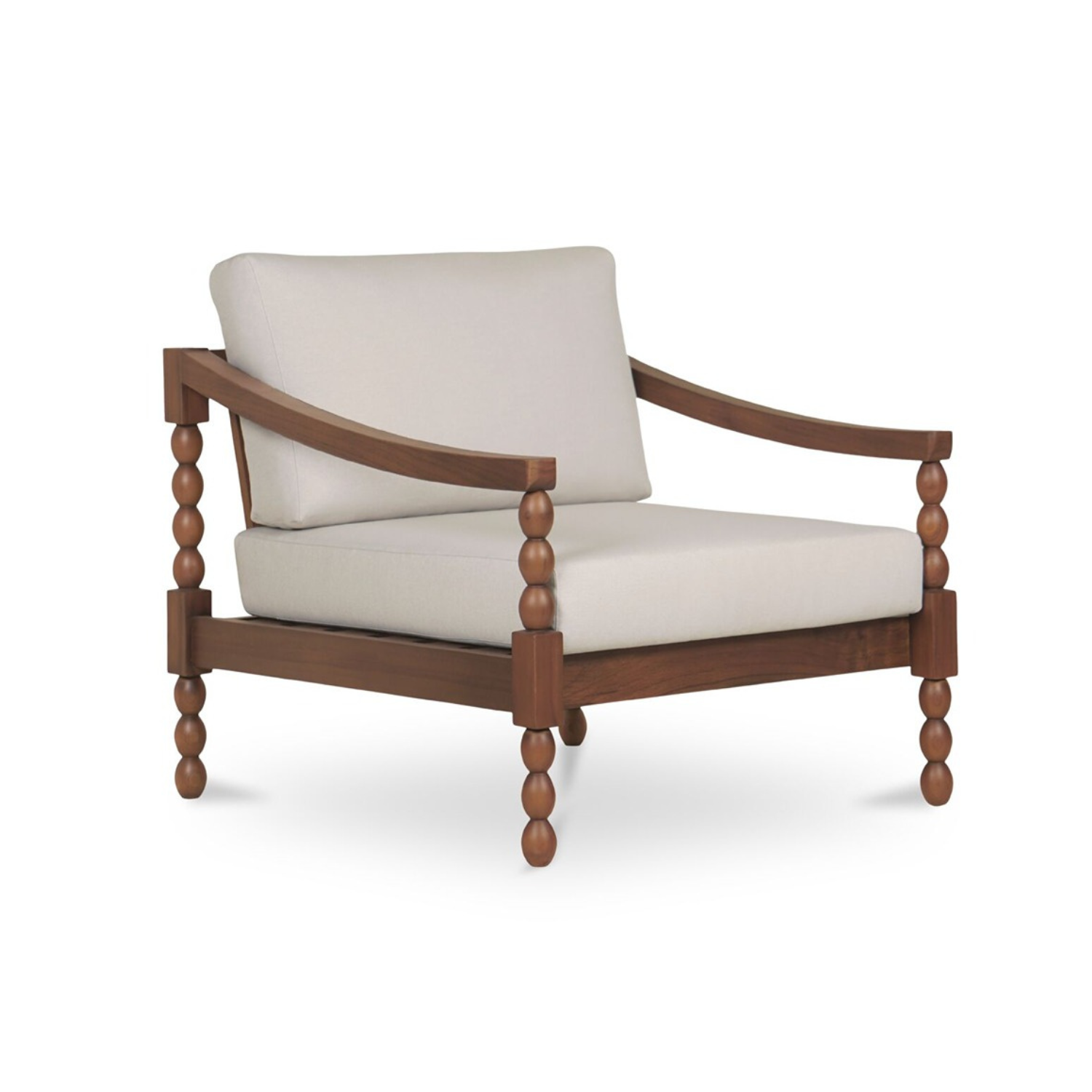 Veronica Outdoor Accent Chair Brown