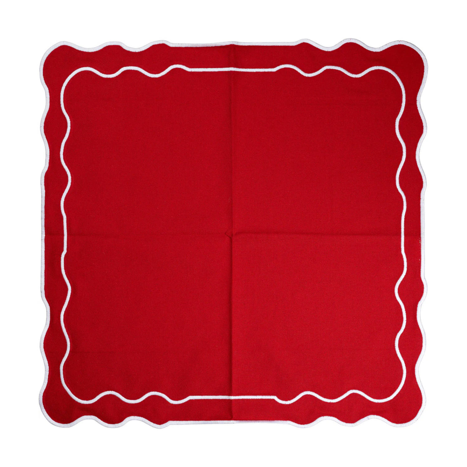 Red Placemat, Set of 8