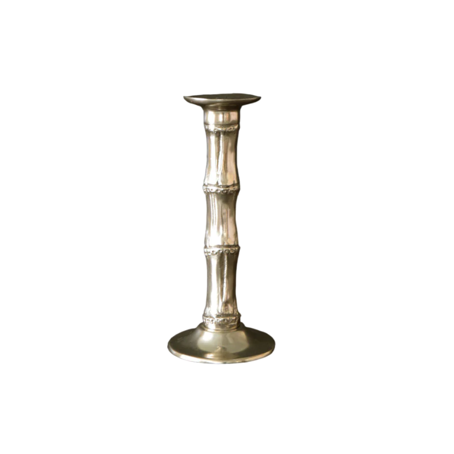 SIERRA MODERN Bamboo Small Candlestick Holder (Gold)