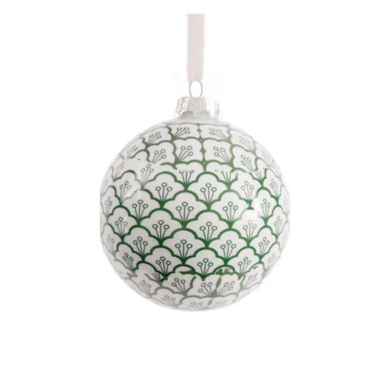 Green Floral Trellis Ball