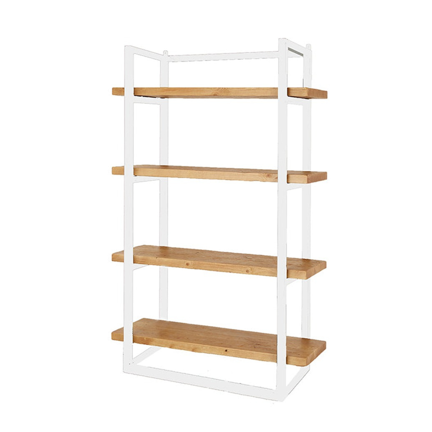 White with Natural, Pantry Shelf Unit