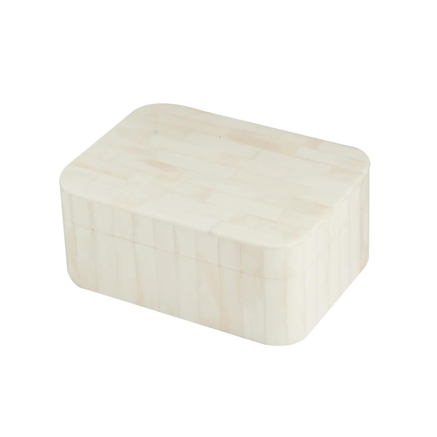 Ivory Bone Inlaid Box, Small