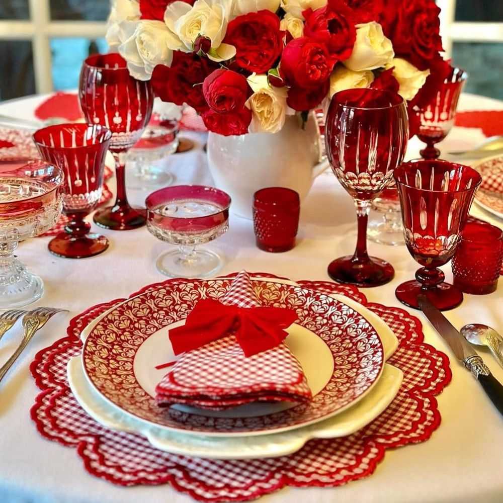 Bettina Placemat - Red Gingham (Set of 4)
