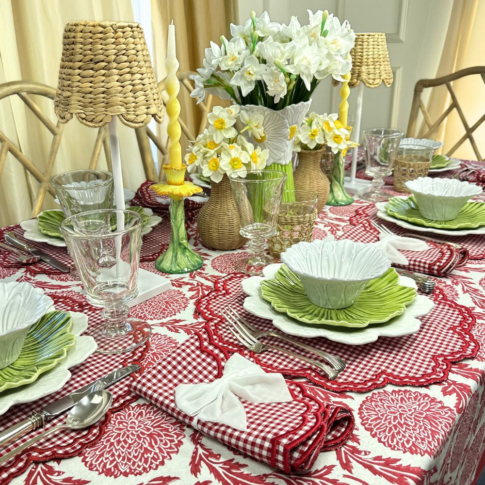 Bettina Placemat - Red Gingham (Set of 4)