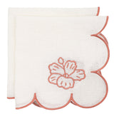 Rosette Ivory Napkin - Set of 4