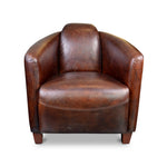 Alpen Club Chair Dark Brown Leather