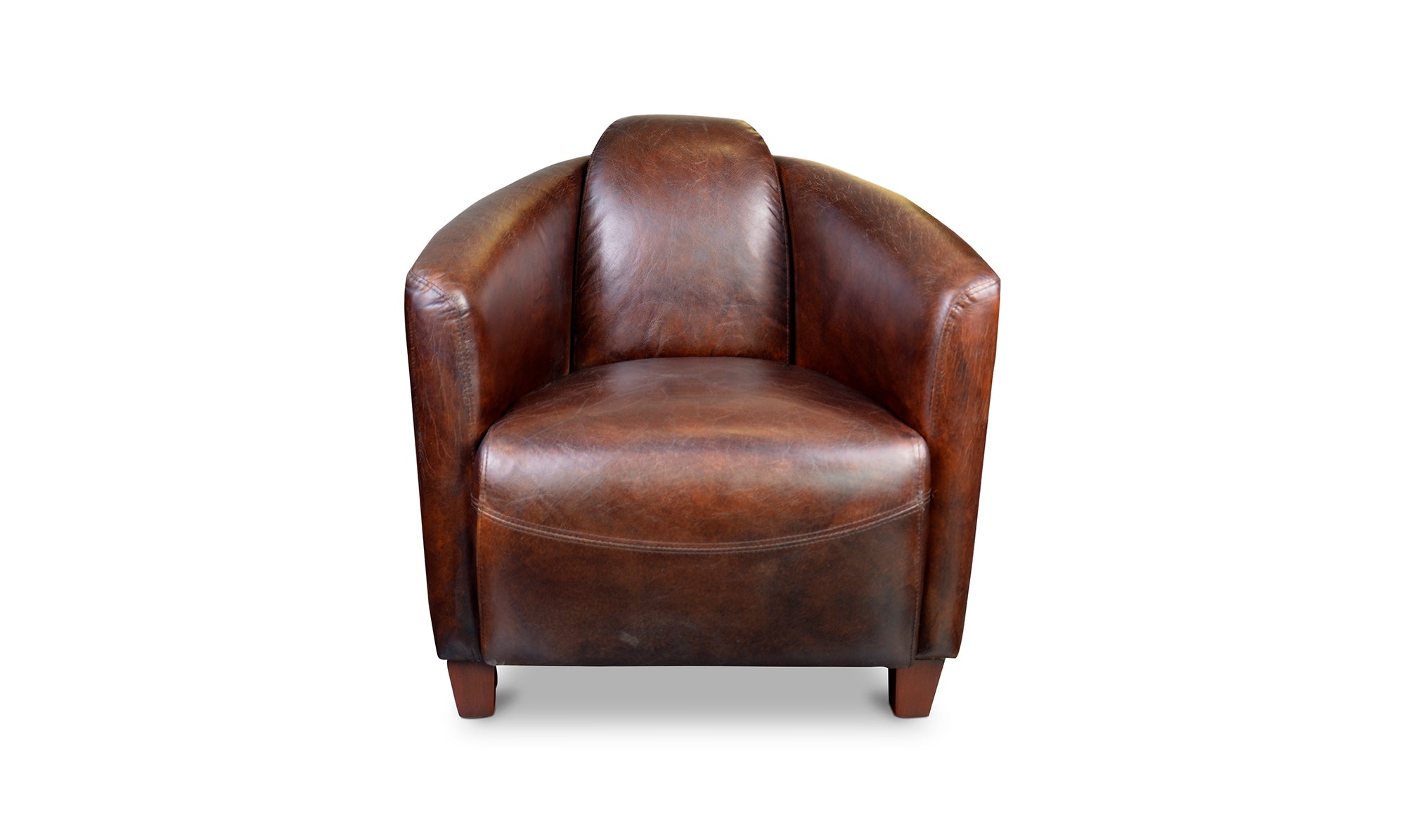 Alpen Club Chair Dark Brown Leather