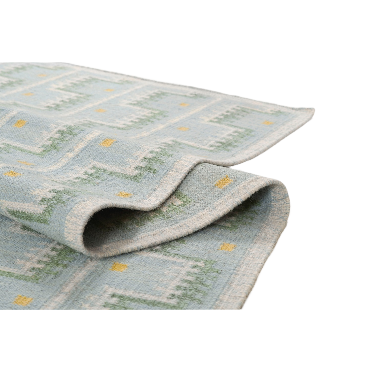 Scandi Staircase Pattern Handwoven Rug
