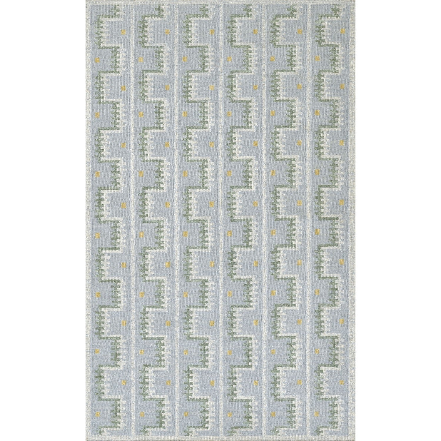 Scandi Staircase Pattern Handwoven Rug
