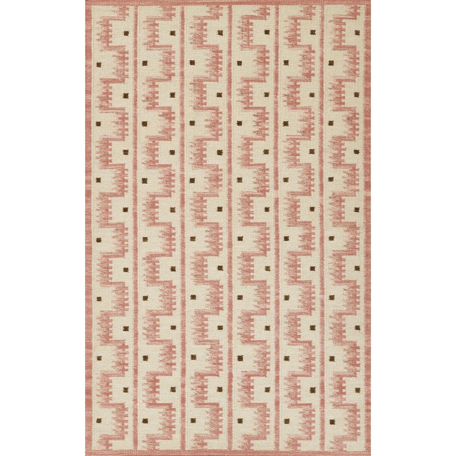 Scandi Staircase Pattern Handwoven Rug