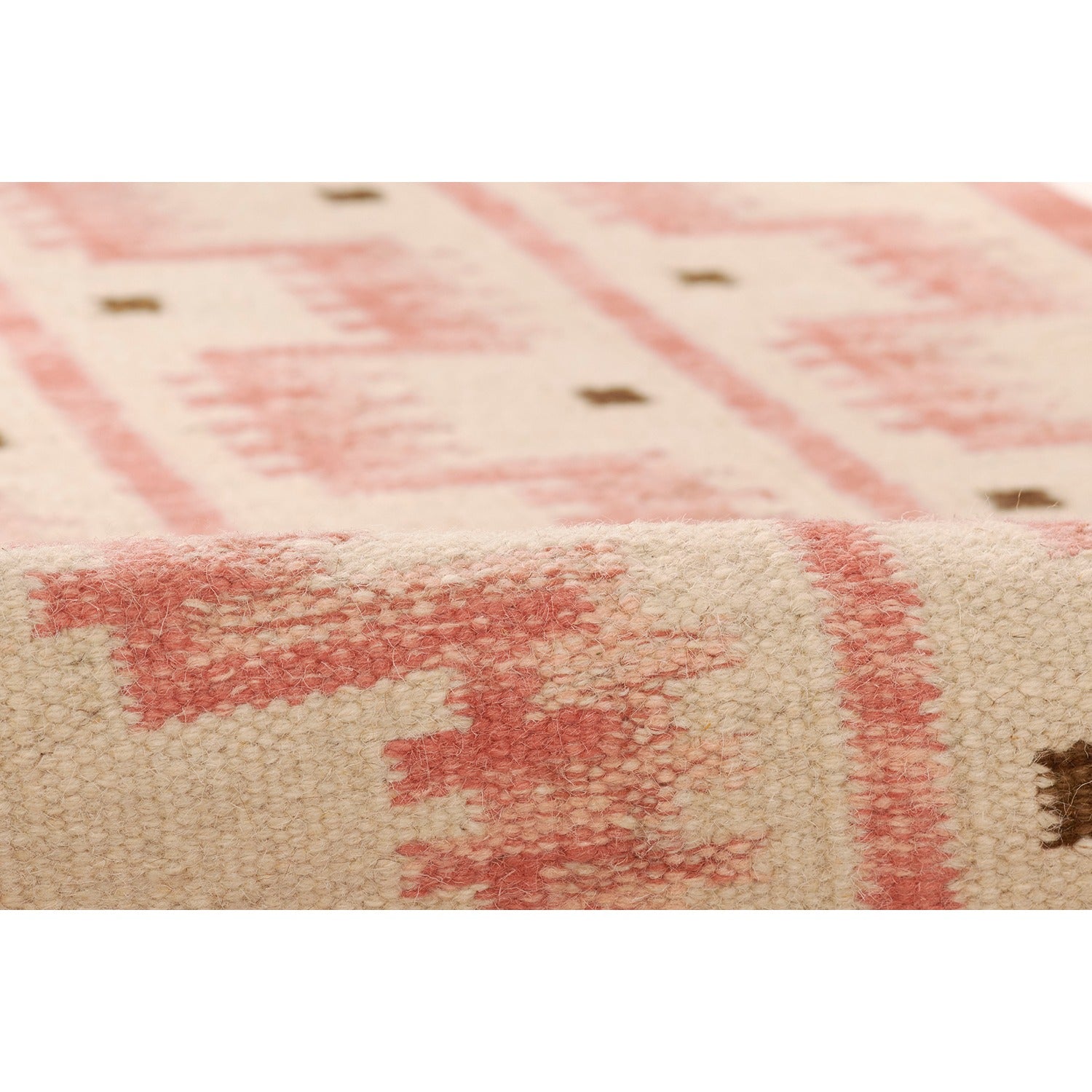 Scandi Staircase Pattern Handwoven Rug