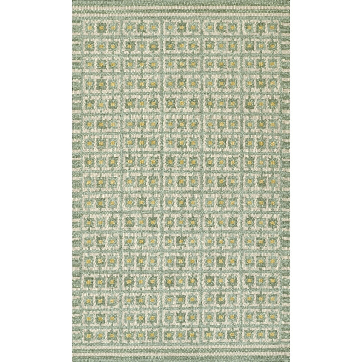 Scandi Square Grid Handwoven Rug