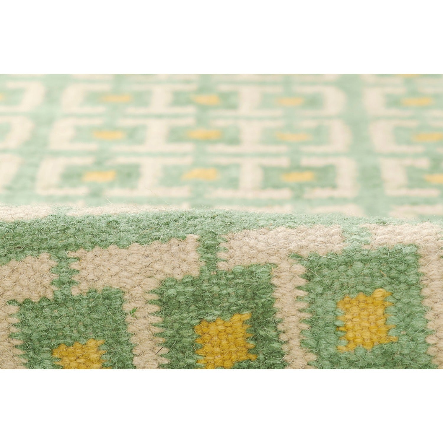 Scandi Square Grid Handwoven Rug