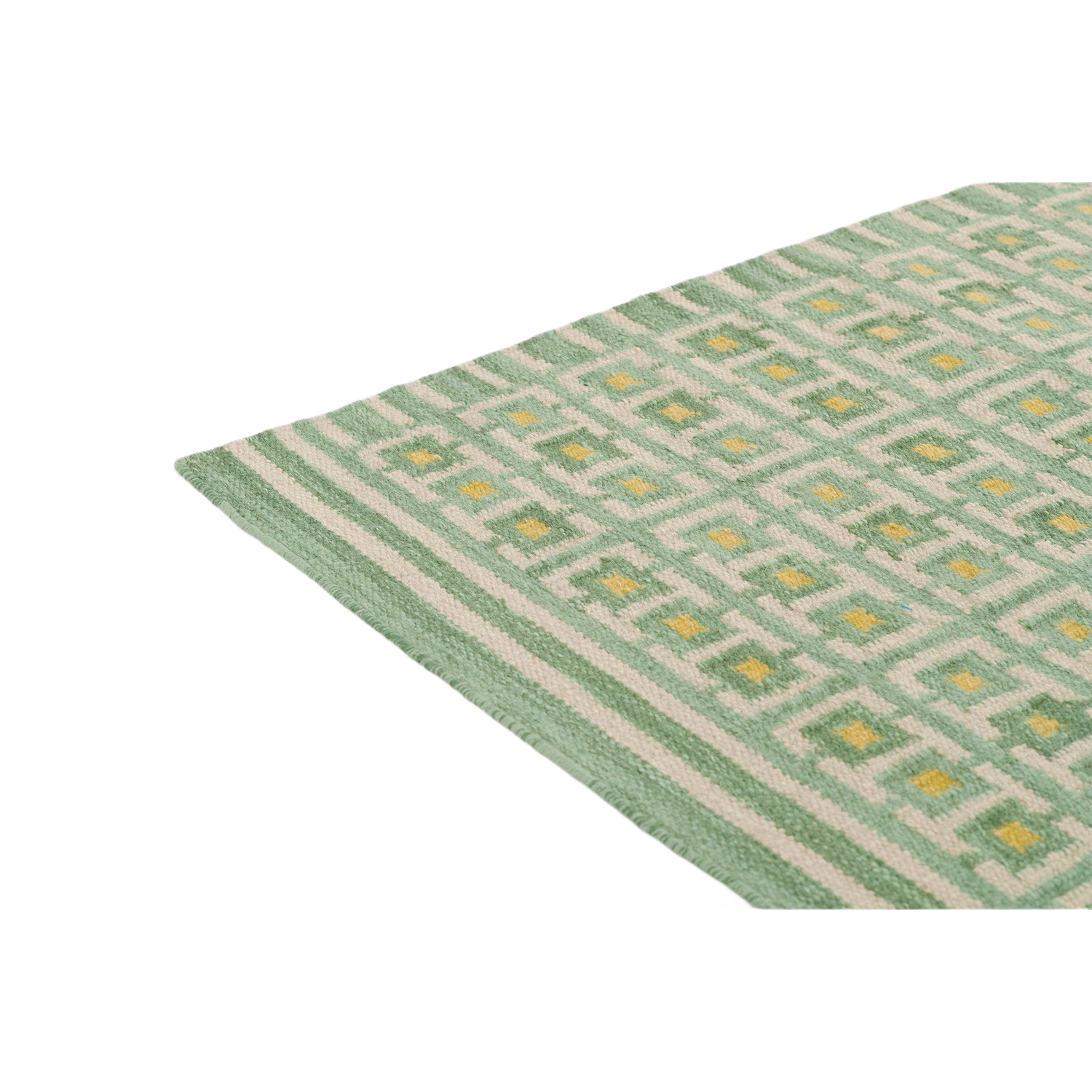 Scandi Square Grid Handwoven Rug
