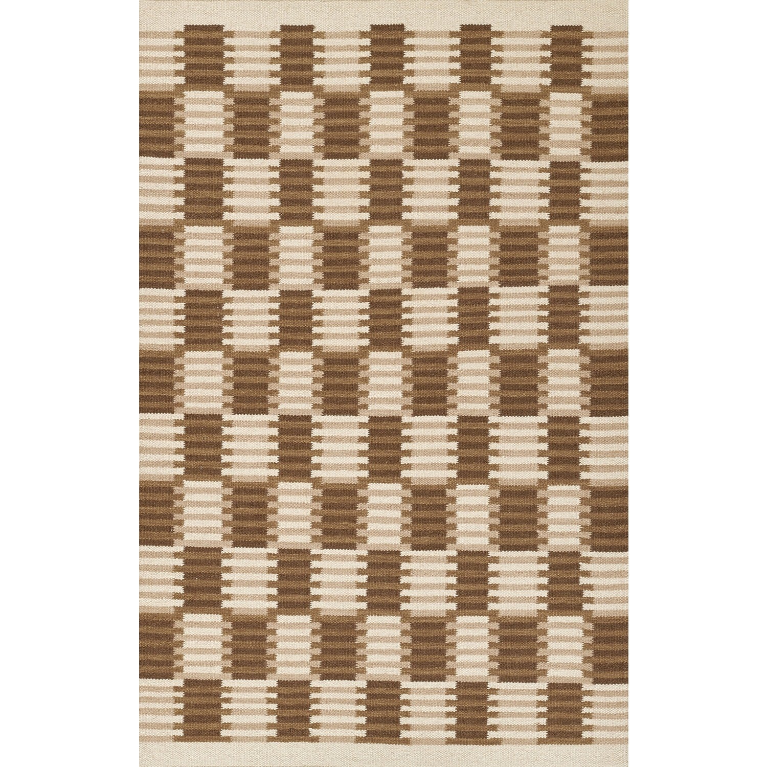 Scandi Checkered Handwoven Rug
