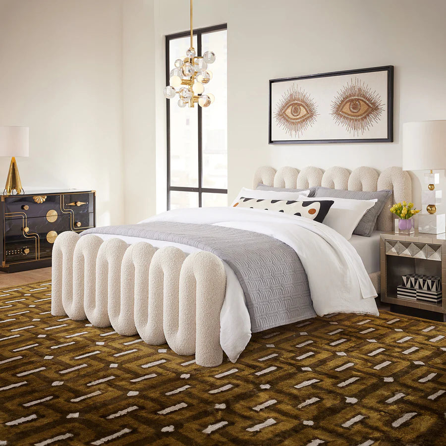 Serpentine Queen Bed