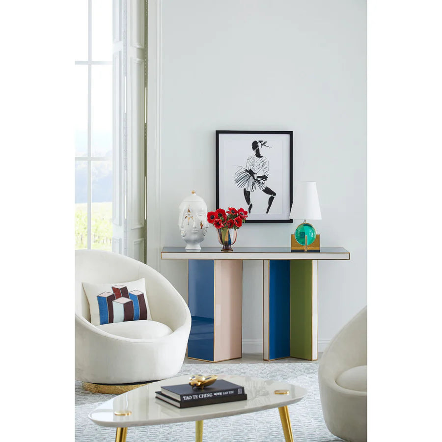 Ether Swivel Chair - Bergamo Snow