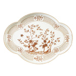 Ivory Scalloped Tray
