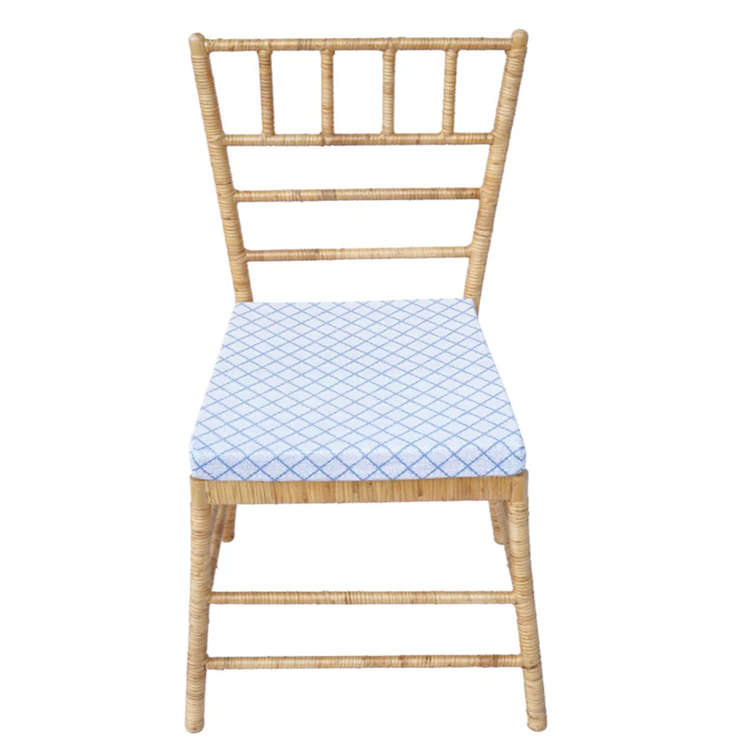 Set of 4 Diamond Back Wicker Chair
