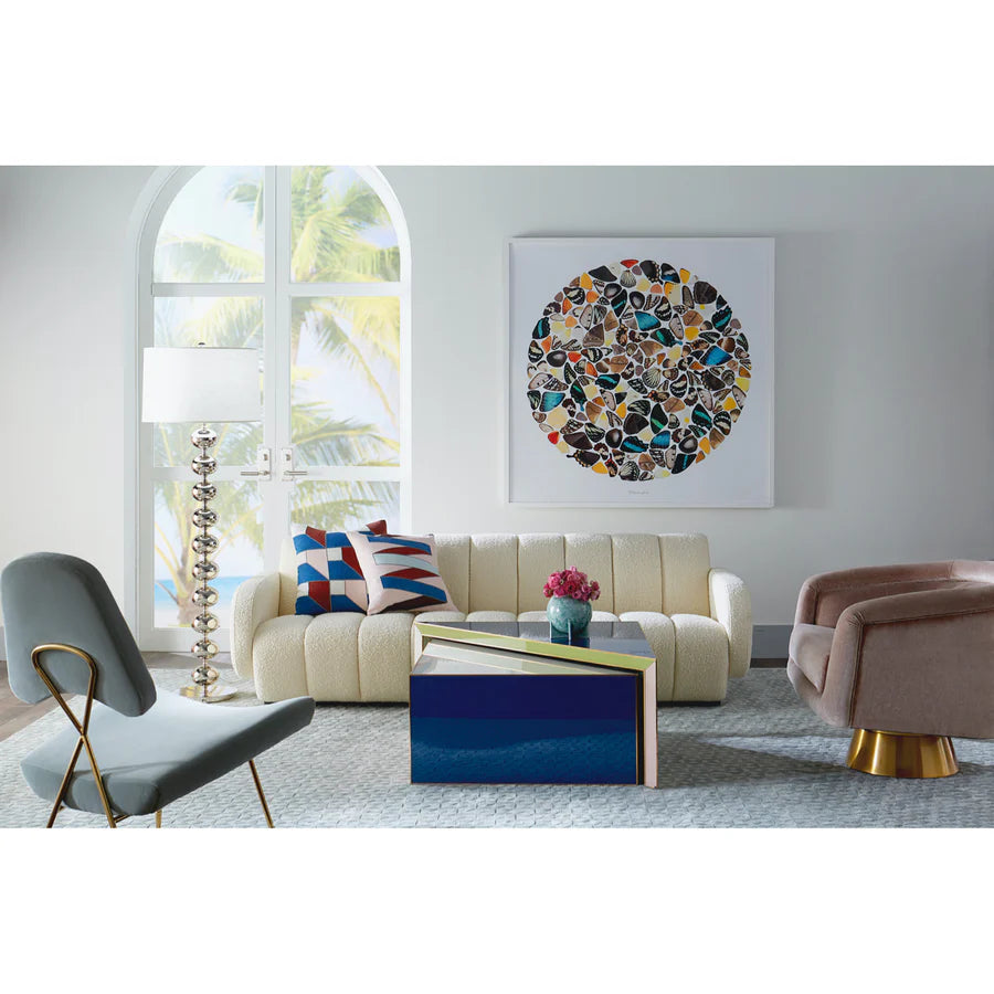 Bacharach Swivel Chair - Como Champagne