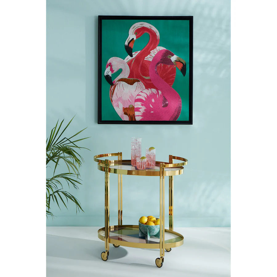 Flamingo Beaded Art