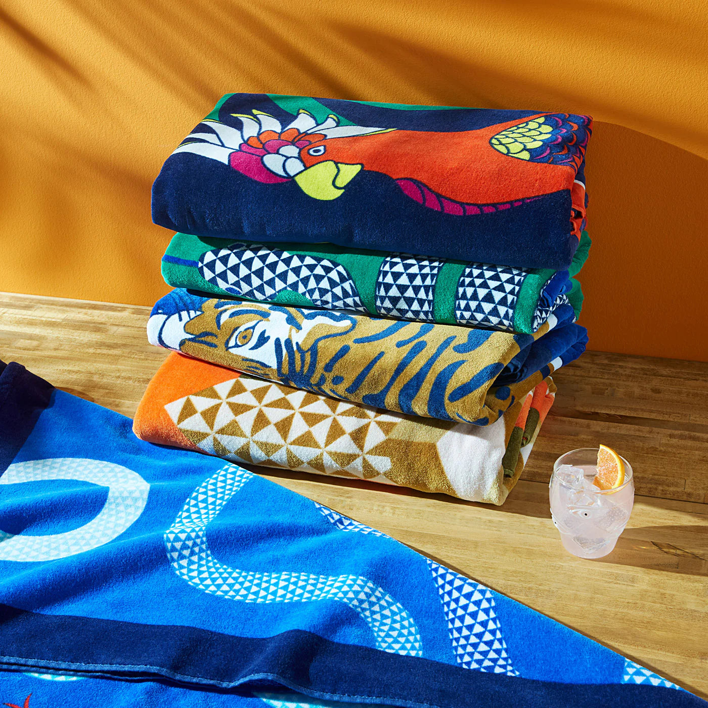 Parrots Beach Towel
