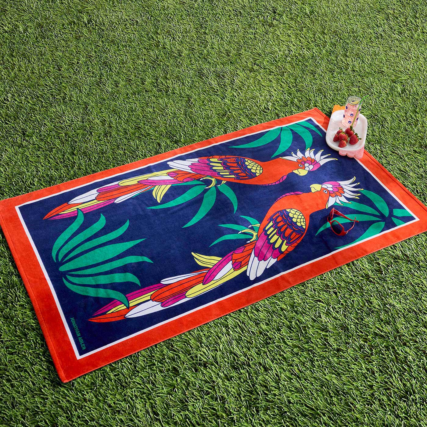 Parrots Beach Towel