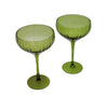 Sage Ribbed Coupe - Set of 4