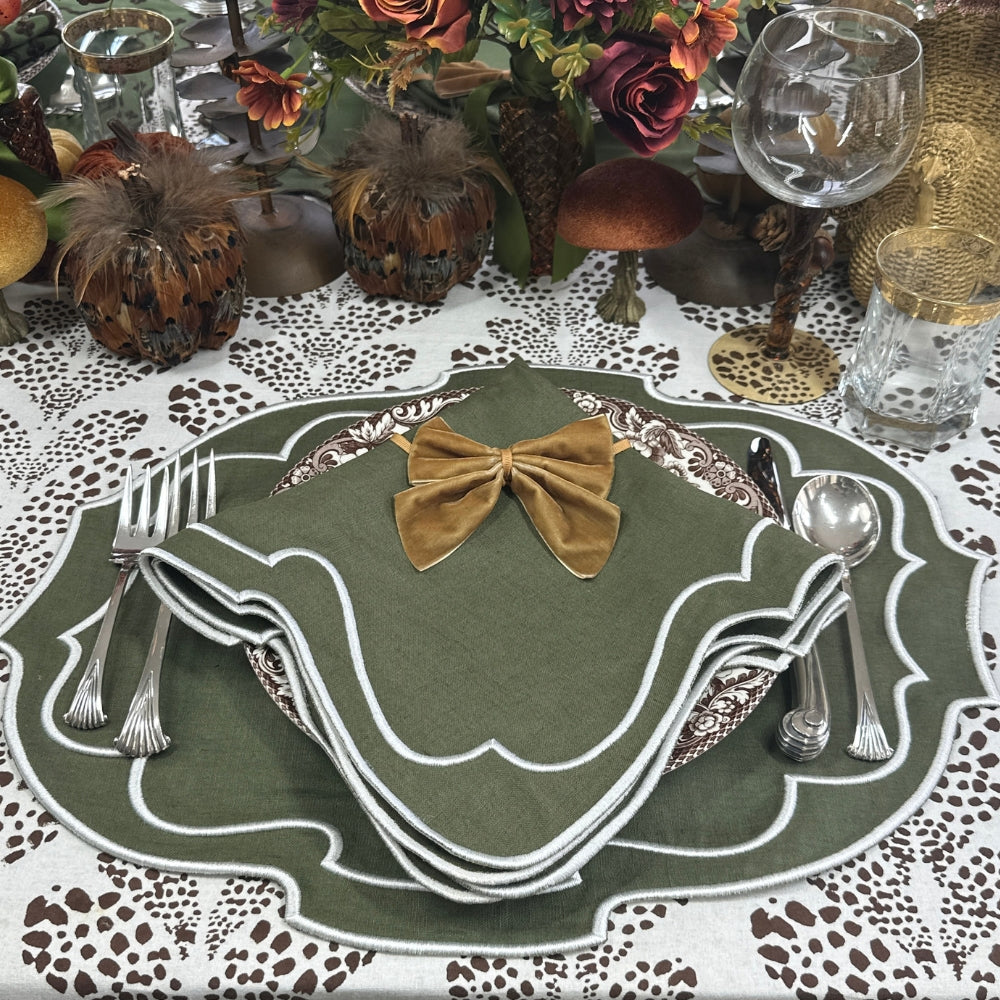 Studio Collection - Belle Placemat - Sage (Set of 4)