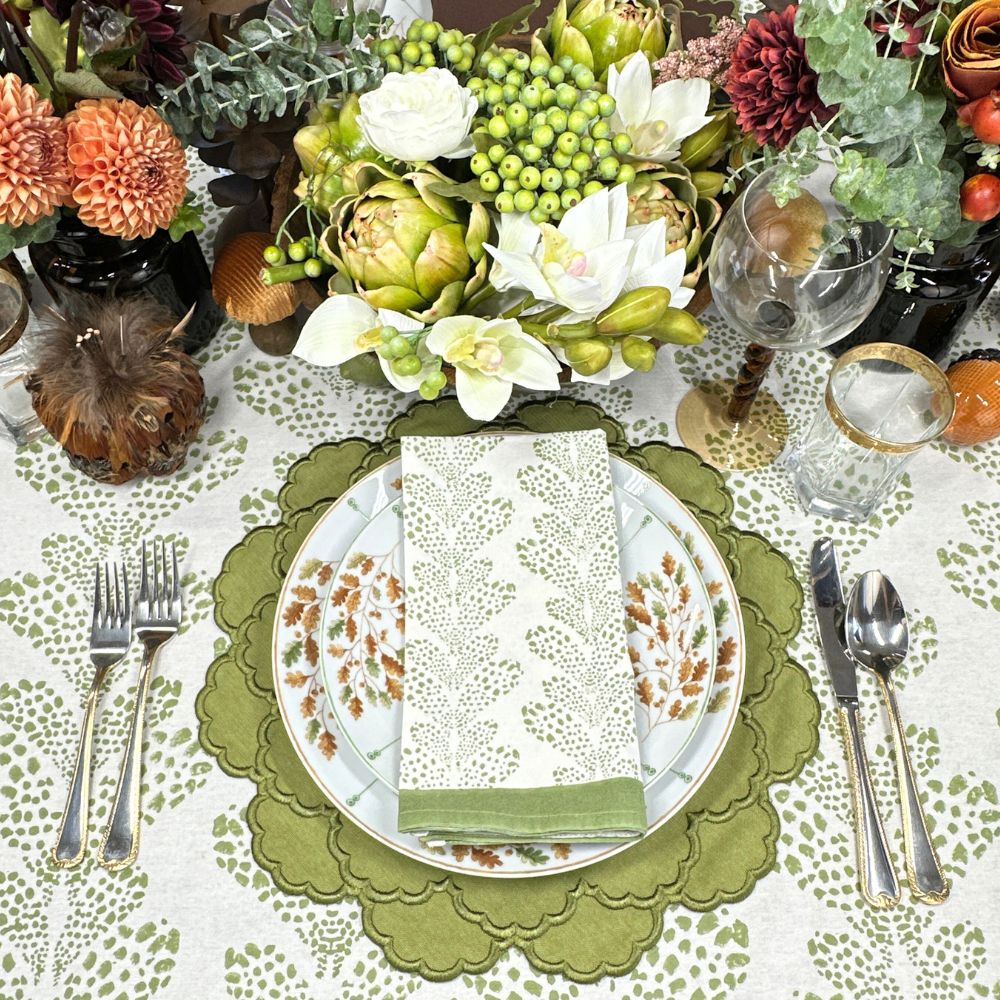 Lillian Placemat - Sage (Set of 4)