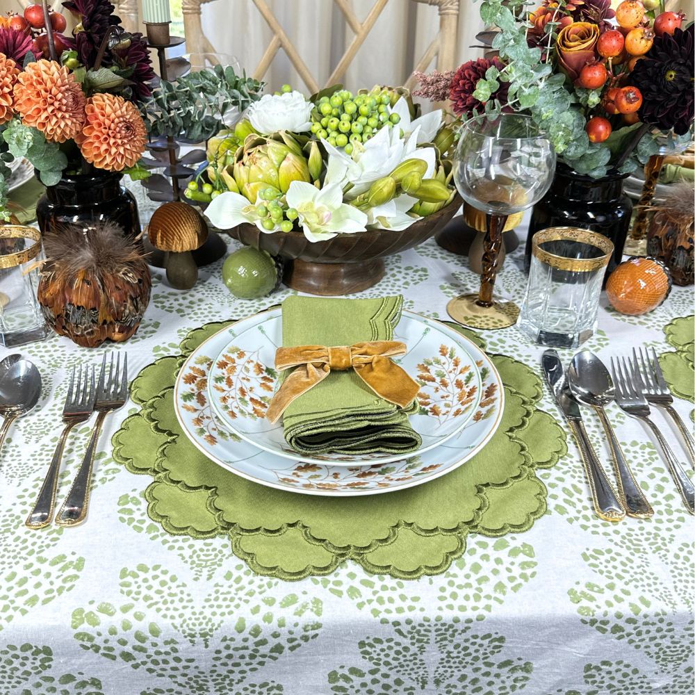 Lillian Placemat - Sage (Set of 4)