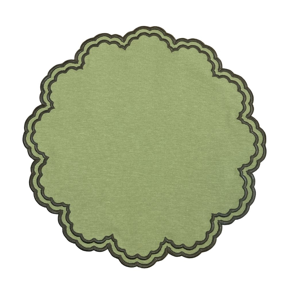 Bettina Placemat - Sage and Cocoa (Set of 4)