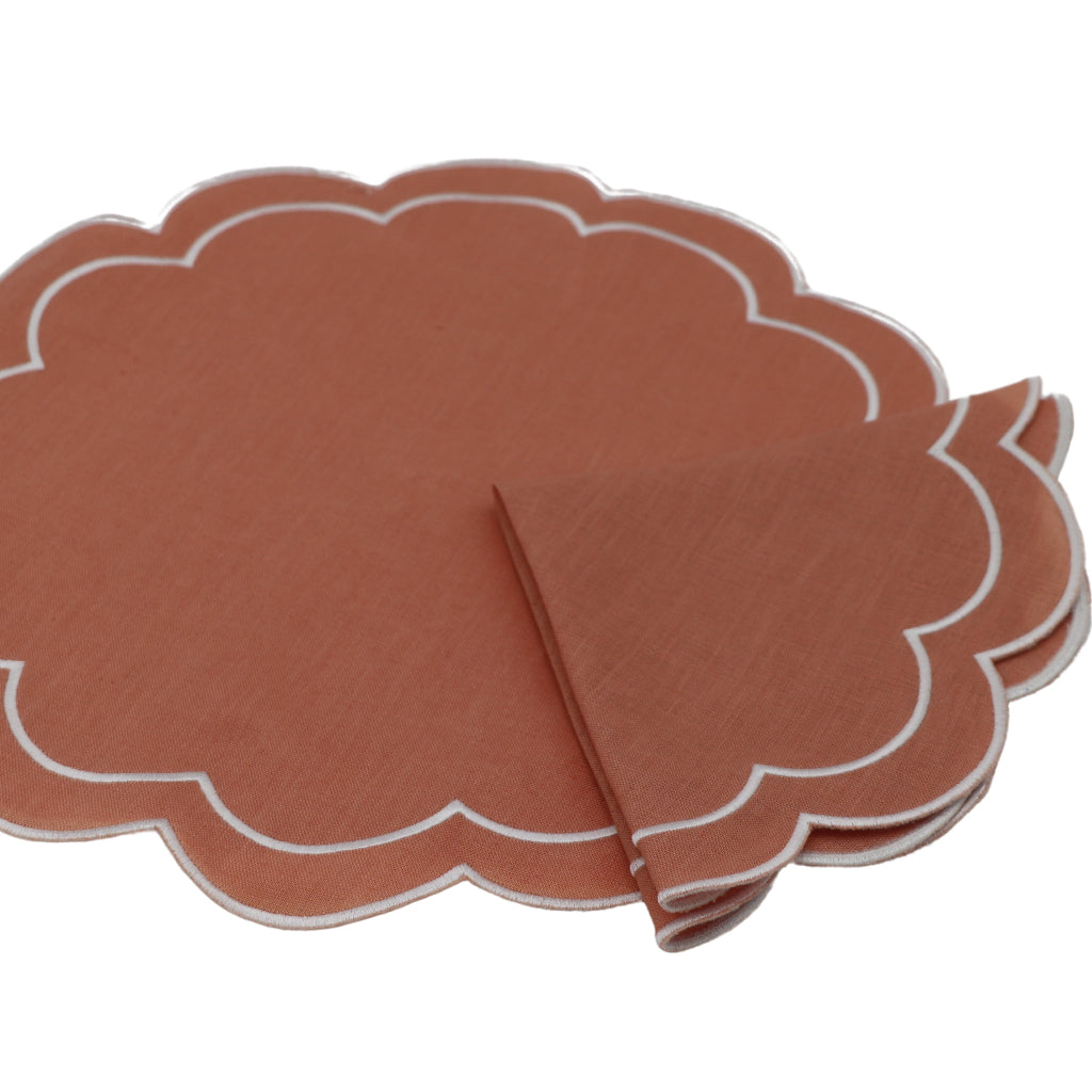 Salmon Sunset Placemat - Set of 4