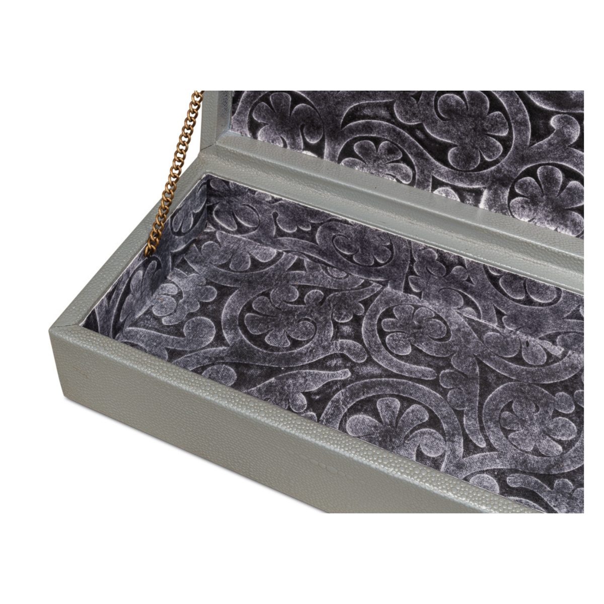 Gatsburg Shagreen Box - Storm Grey (Set of 2)