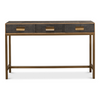 Gideon Shagreen Console Table, Antique Grey