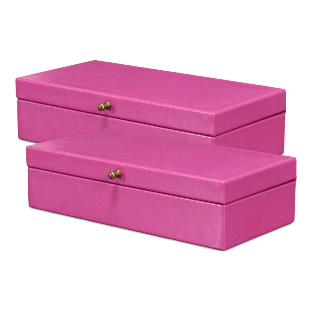 Gatsburg Shagreen Box - Pink (Set of 2)