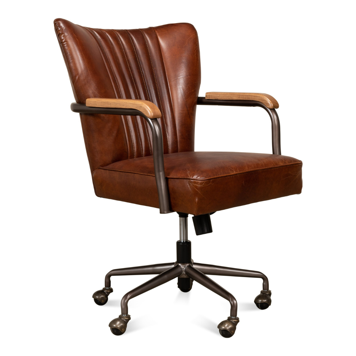 Parker Office Chair - Vintage Havana Leather