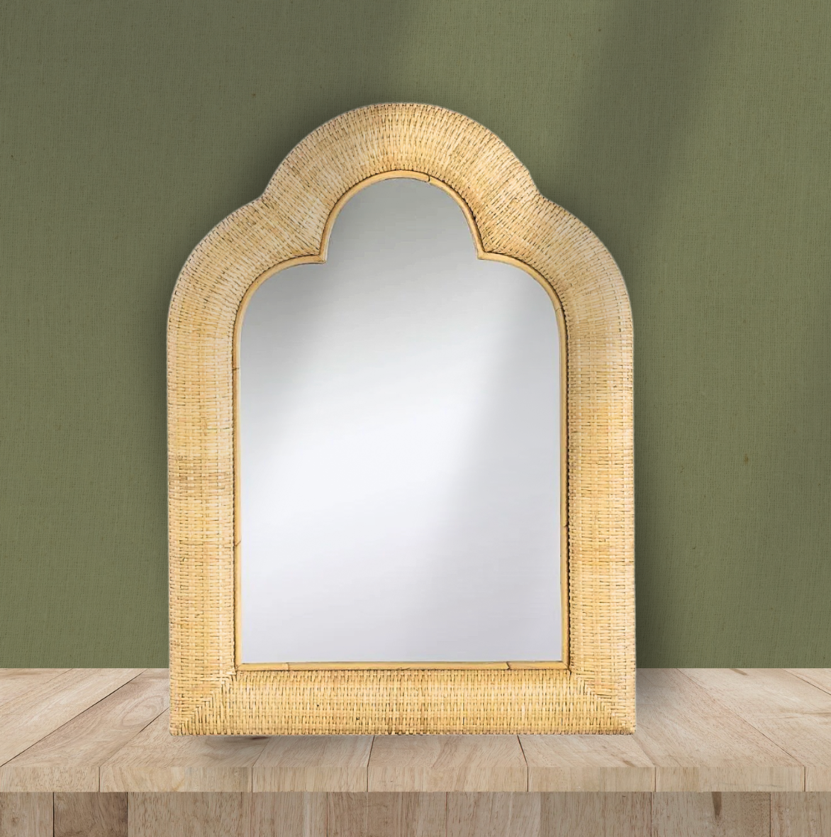 Isla Rattan Mirror