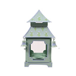 Sage Green &  Lavender Tulip Pagoda Lantern (3 Sizes)