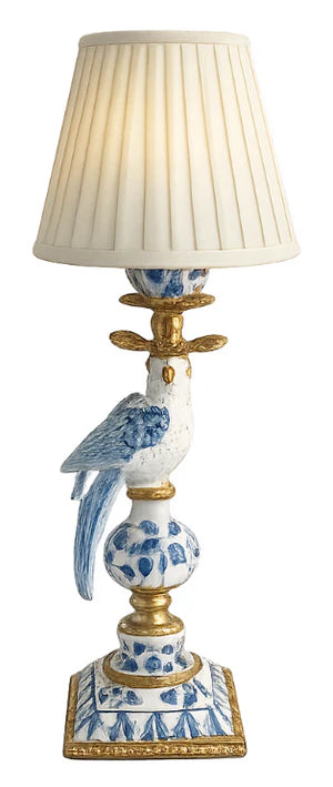 Blue & White Bird Rechargeable Lamp