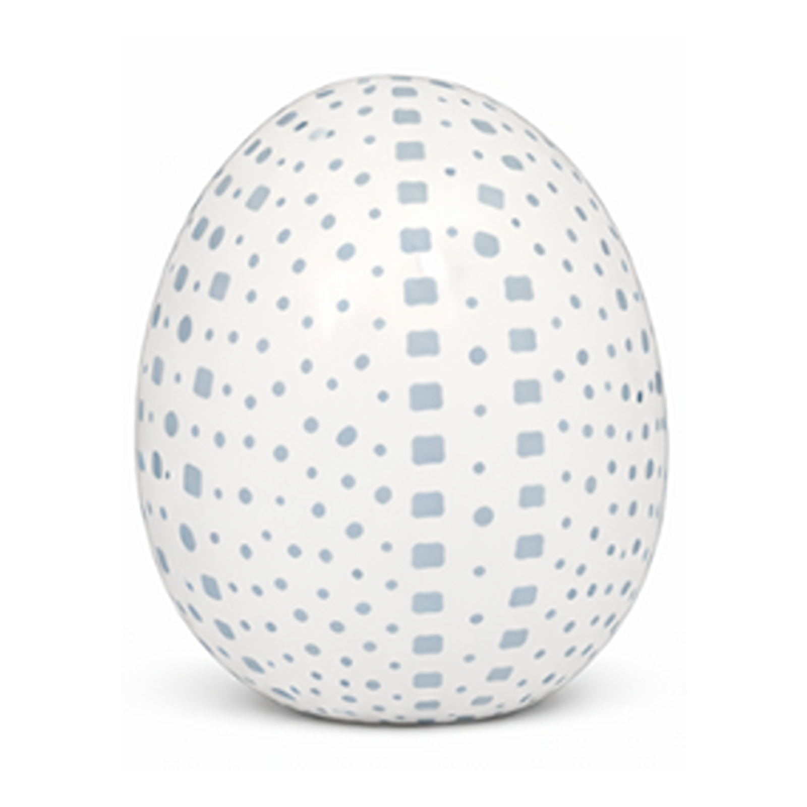 Soft Blue Polka Dot Egg